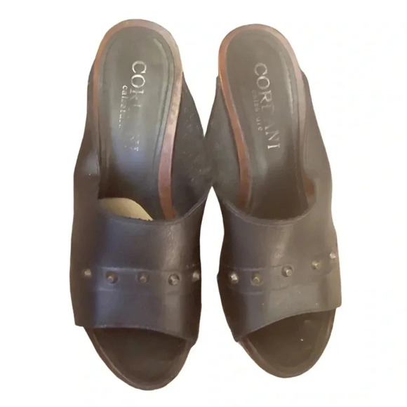 Cordani Calzature Studded Leather Platform Mules — Black, EU 37 (≈ US 6.5–7) - Picture 4 of 9